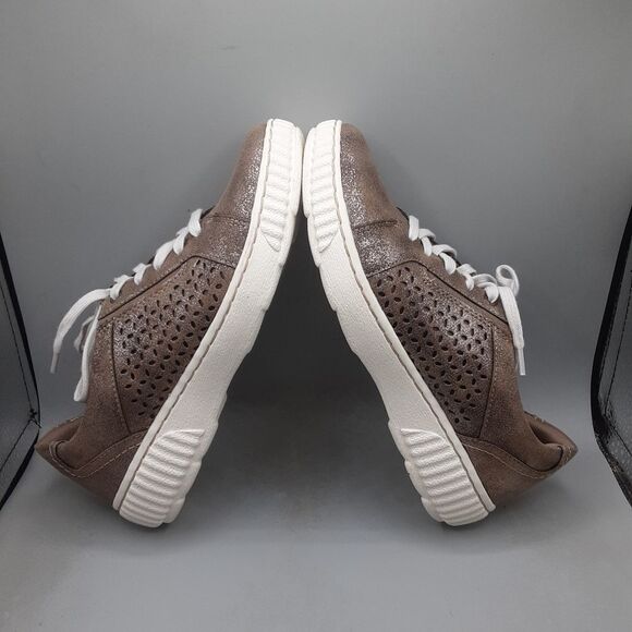 Clarks Caroline Ella Sneakers Women's 5.5M Brown Metallic 2 - Picture 4 of 11